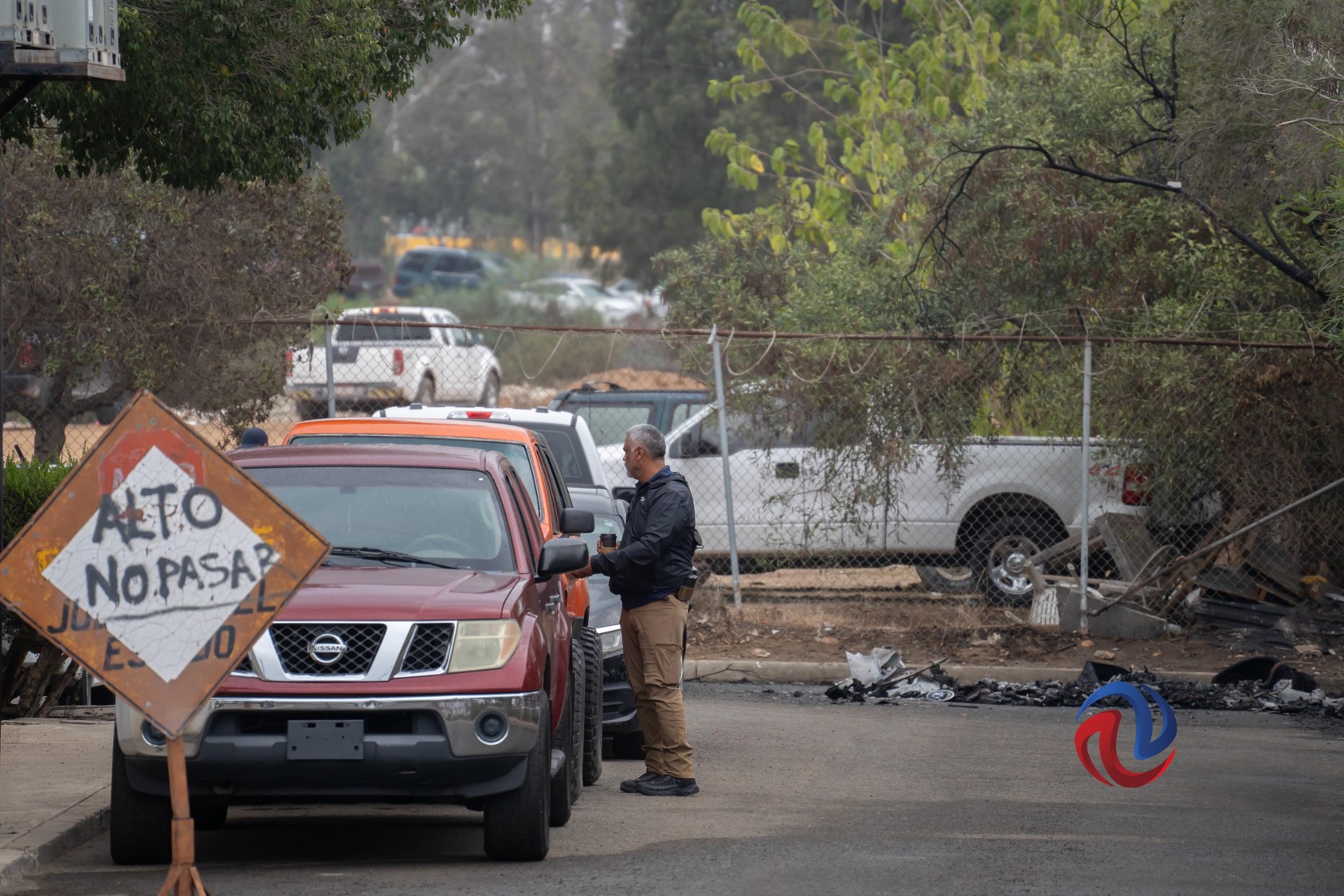 Incendian vehículos de la fiscalía en Tijuana; es el segundo ataque en menos de 24 horas