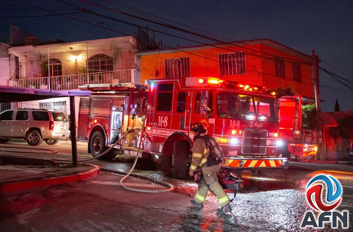 Fuerte incendio consumió una vivienda en el Mariano Matamoros