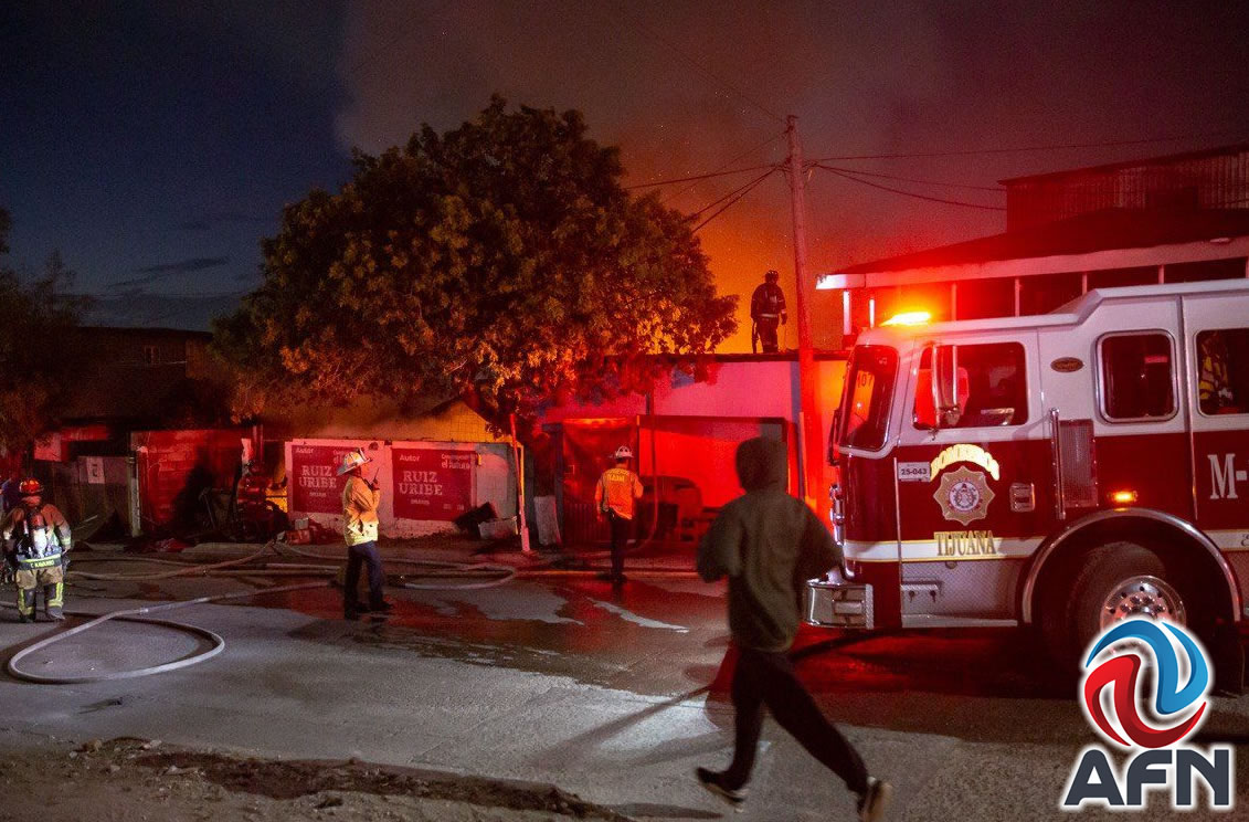 Fuerte incendio consumió una vivienda en el Mariano Matamoros