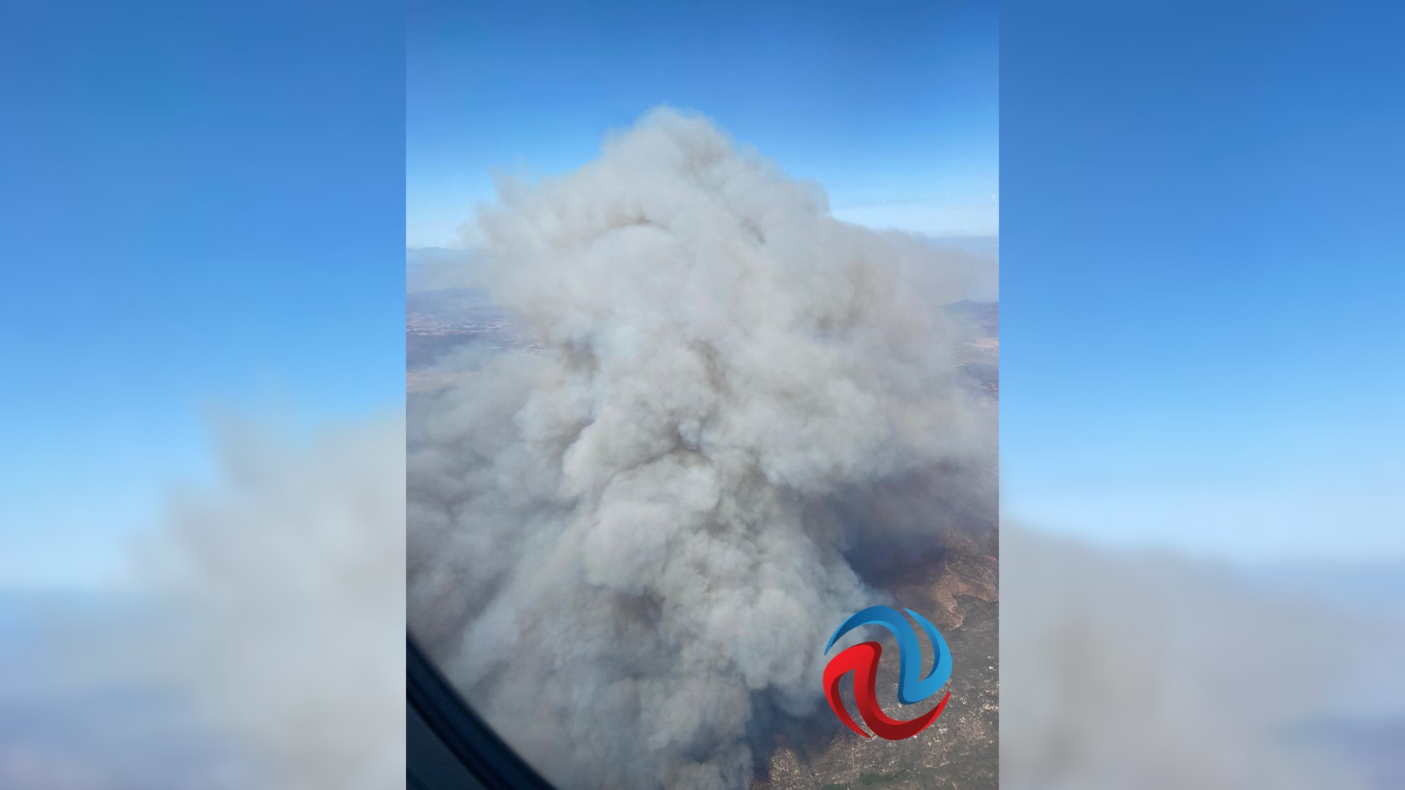 Enorme incendio forestal en San José de la Zorra 