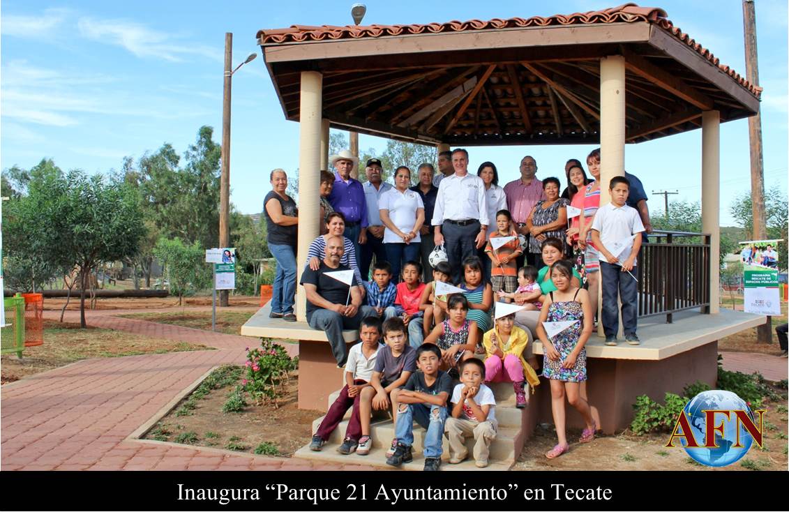 Inaugura Parque 21 Ayuntamiento en Tecate