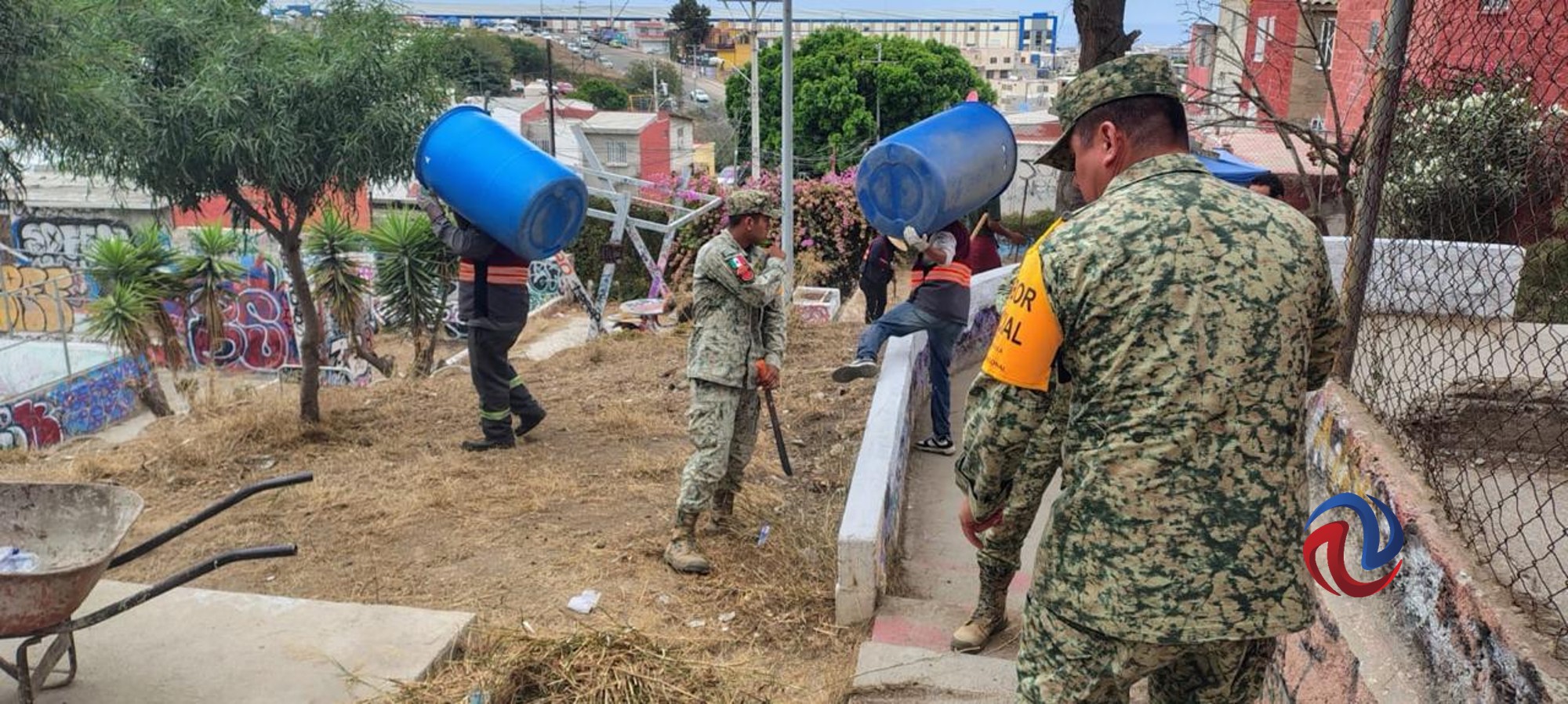 Ejército llevó jornada de labor social a Pórticos de San Antonio