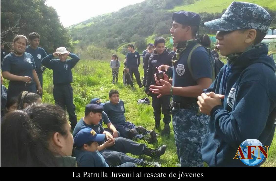La Patrulla Juvenil al rescate de jóvenes