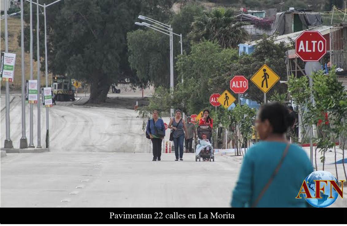 Pavimentan 22 calles en La Morita
