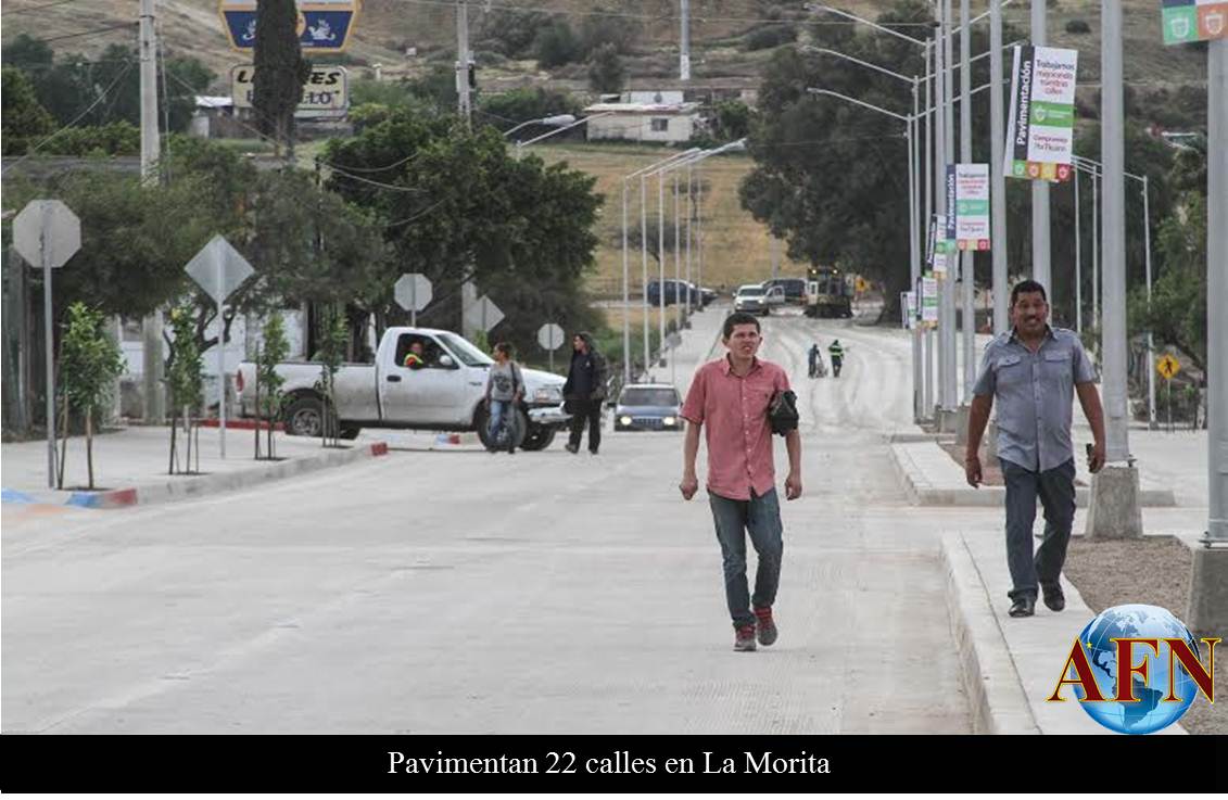 Pavimentan 22 calles en La Morita