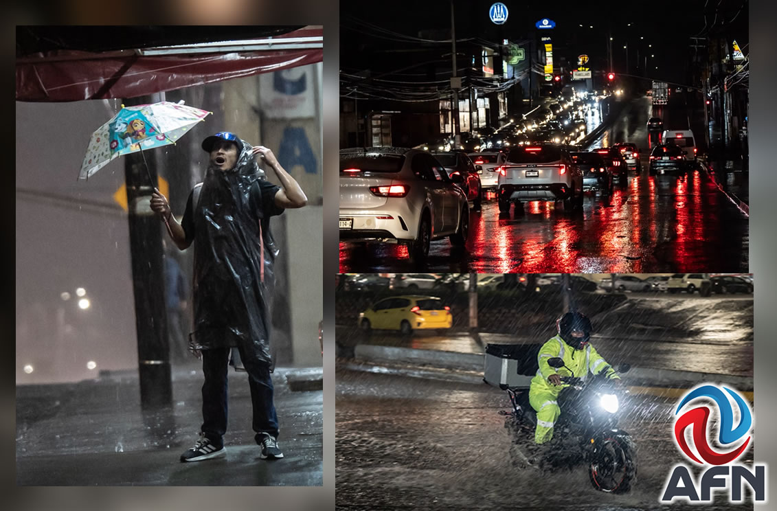 Lluvias provocaron encharcamientos y tráfico lento en la ciudad