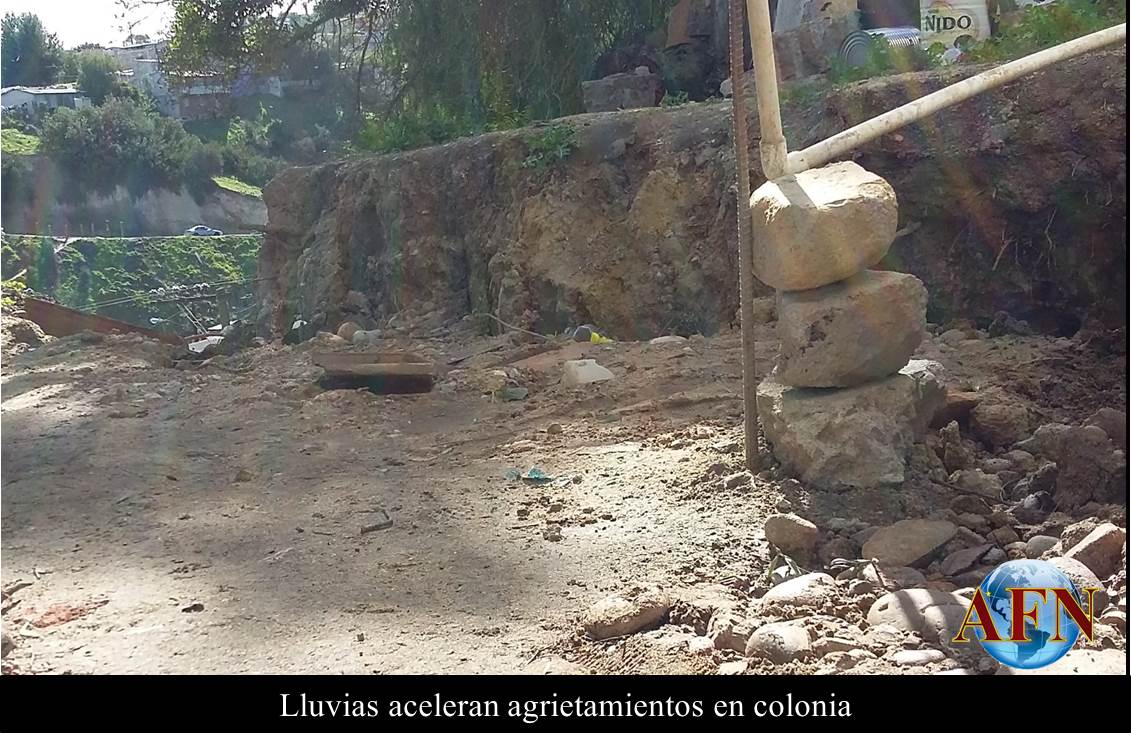 Lluvias aceleran agrietamientos en colonia