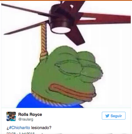 Los memes no tienen piedad con la lesión de Chicharito