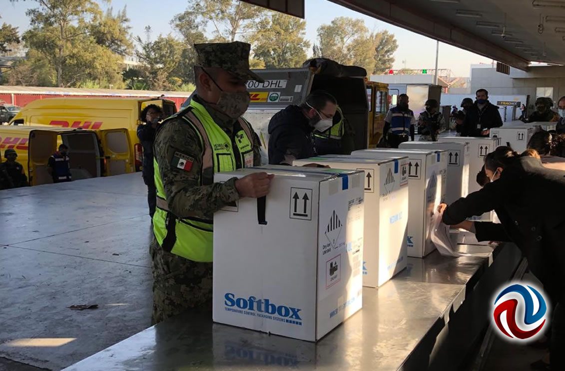 Llega a México cuarto lote de vacunas contra el COVID-19