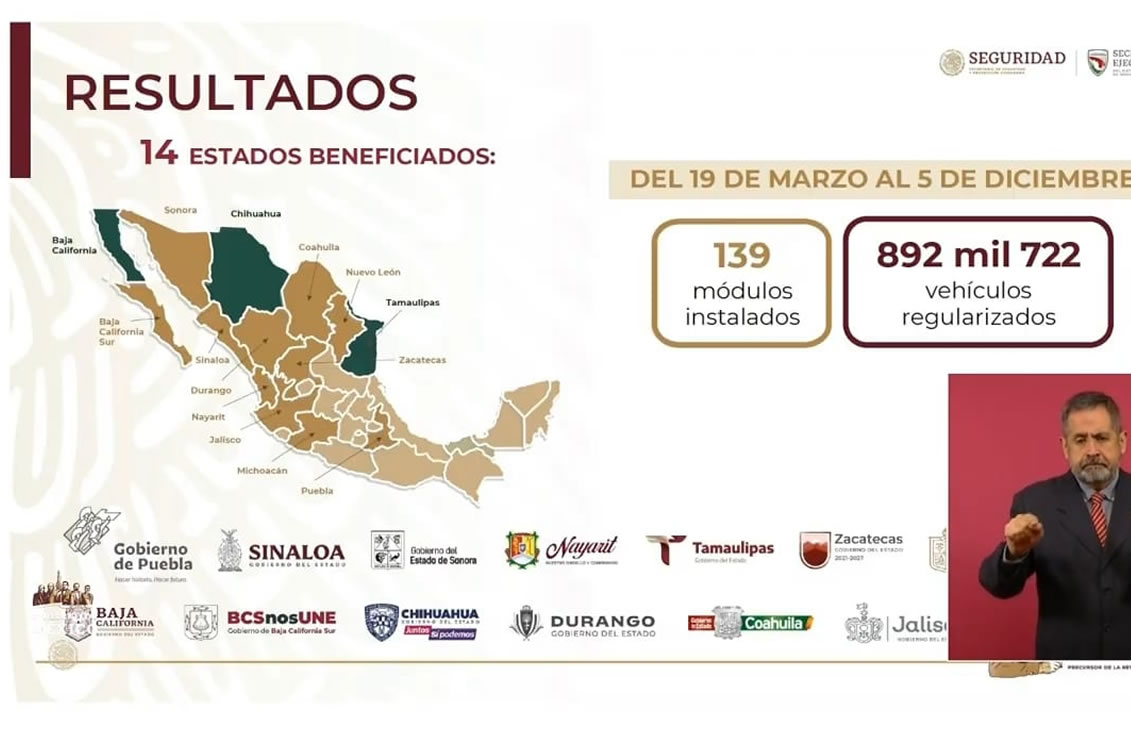 Obtendrá BC 500 mdp por regularización vehicular en 2022