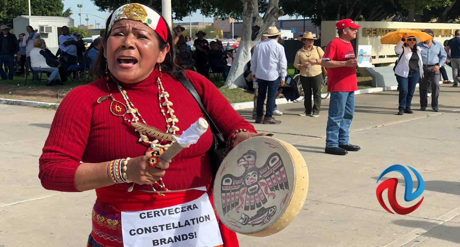 Marchan en Mexicali contra Constellation Brands