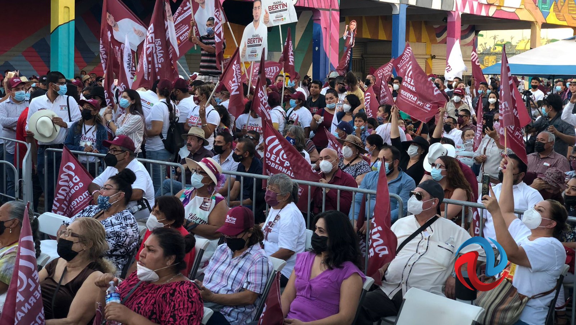 Cierra campaña Marina del Pilar ante miles en Mexicali