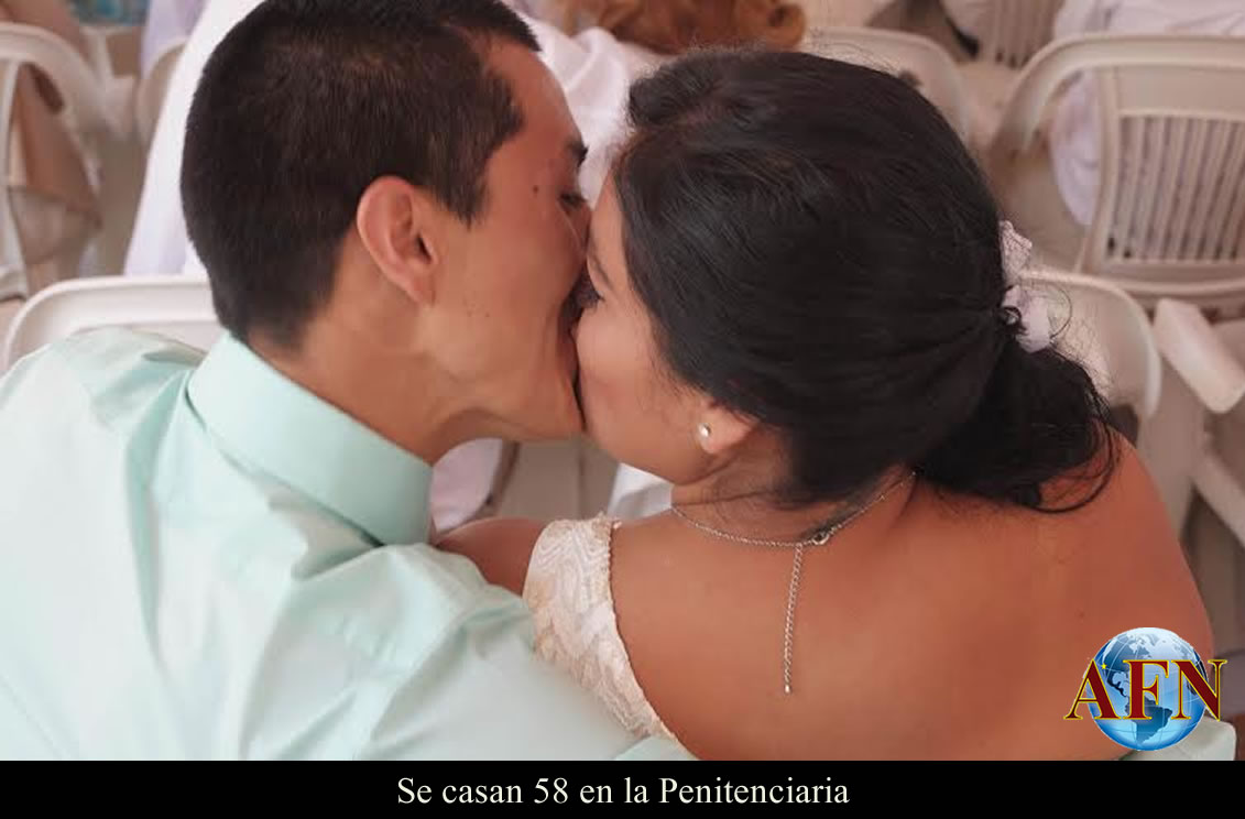 Se casan 58 en la Penitenciaria