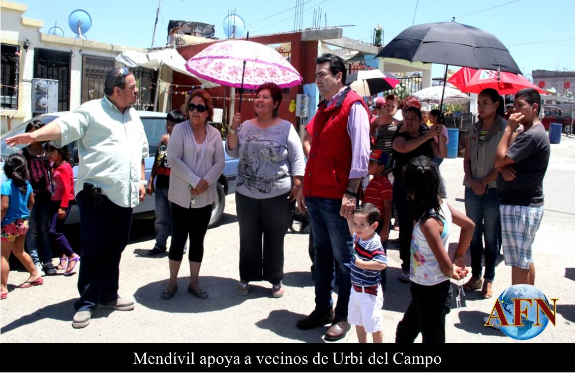 Mendívil apoya a vecinos de Urbi del Campo