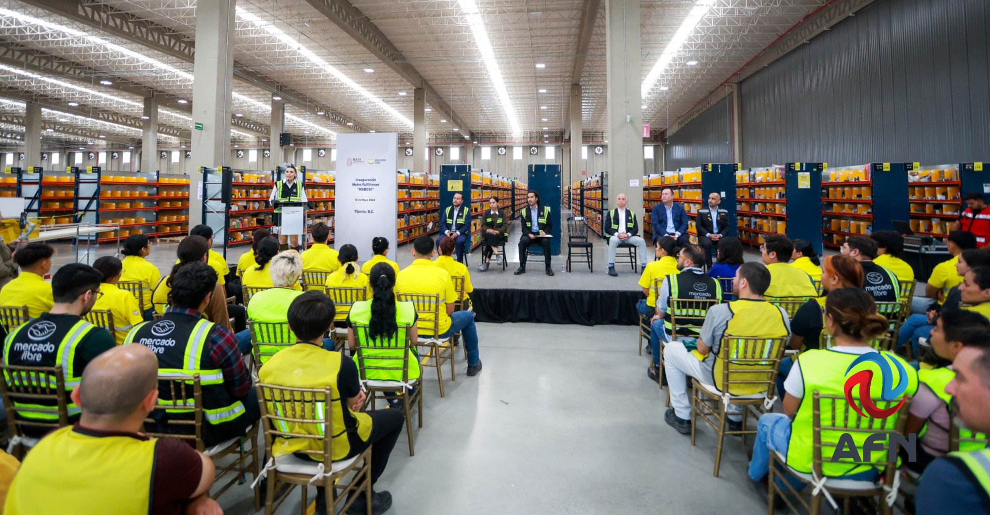 Inauguran en Tijuana centro de distribución de Mercado Libre