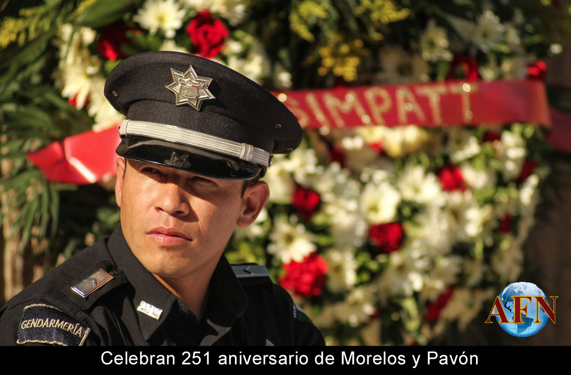 Celebran 251 aniversario de Morelos y Pavón
