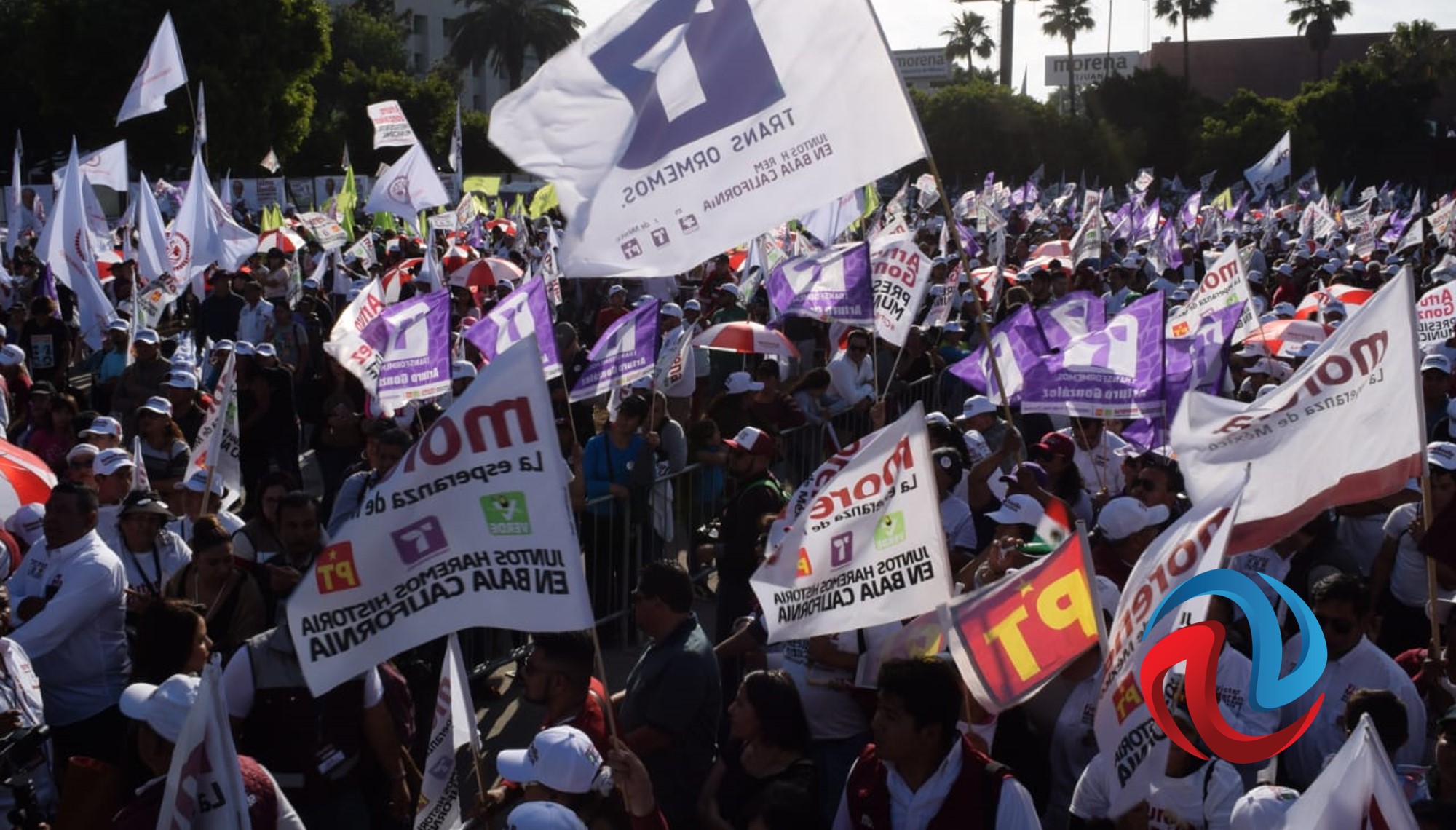Morena cierra su campaña en Tijuana