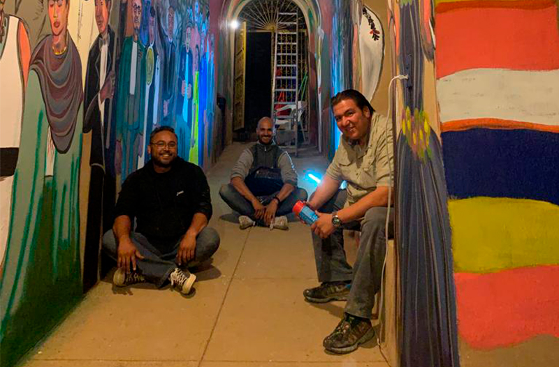 Concluyen el Mural de la historia de México y las artes