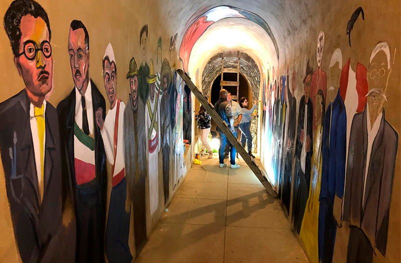 Concluyen el Mural de la historia de México y las artes