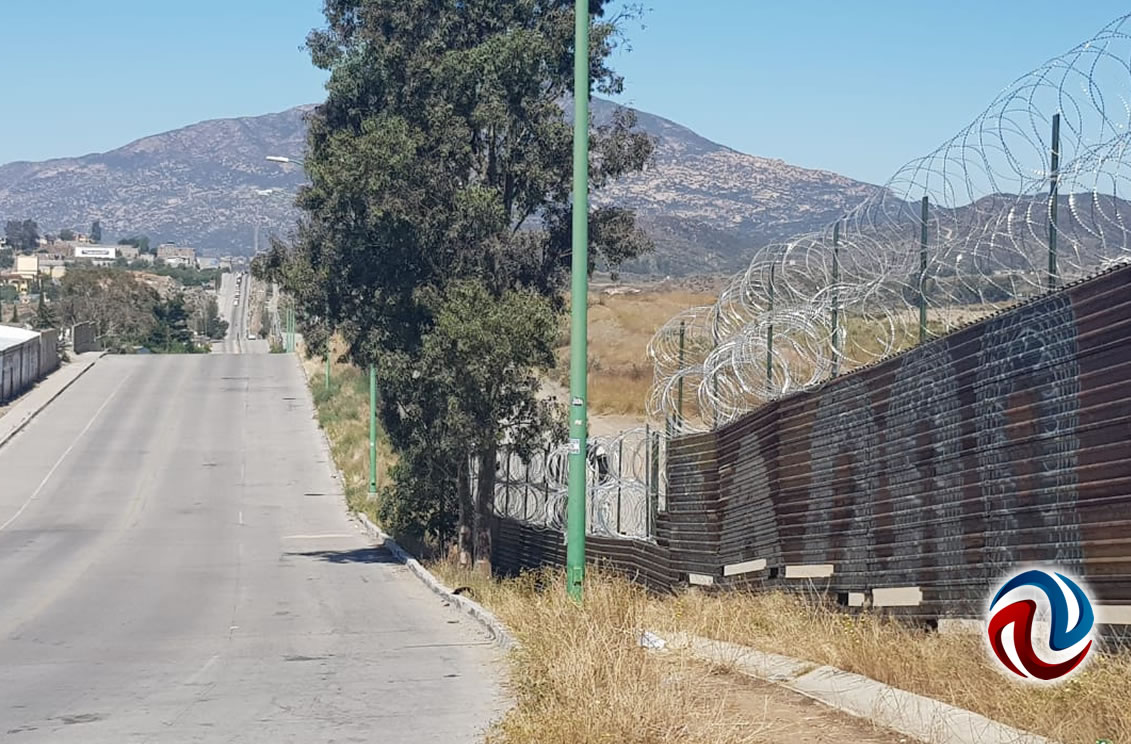 Concluyen trabajos de reforzamiento del muro divisorio en Tecate