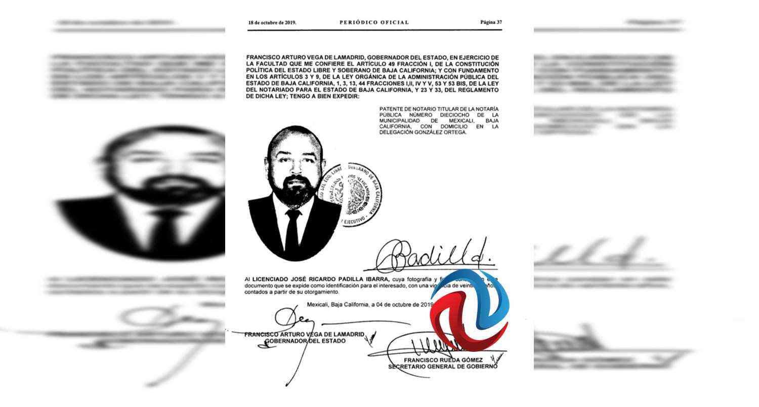 Kiko Vega otorga 5 Notarias, una a hijo de ex procuradora