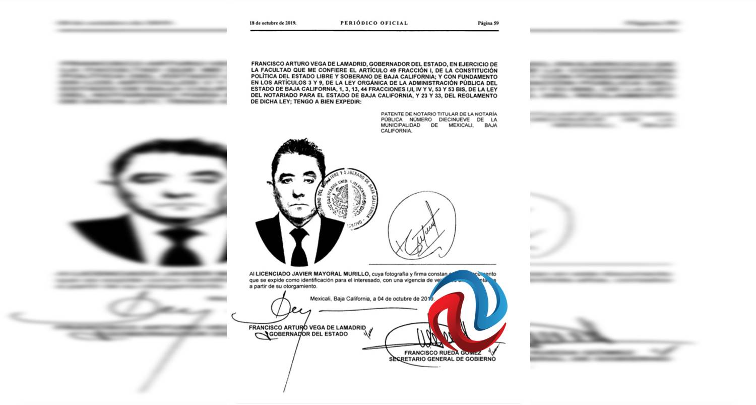 Kiko Vega otorga 5 Notarias, una a hijo de ex procuradora