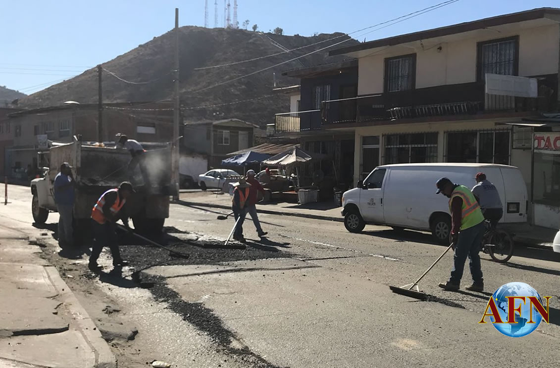 Continúan las obras de bacheo