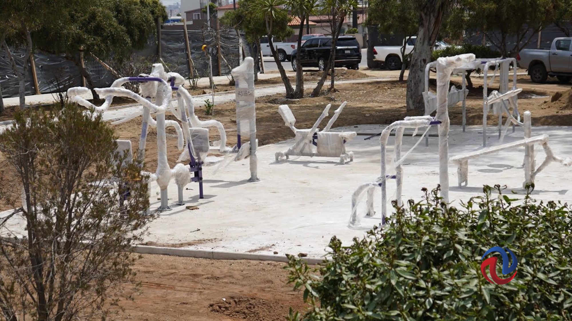 Avanzan las labores de rehabilitación del parque de la Obrera en Ensenada