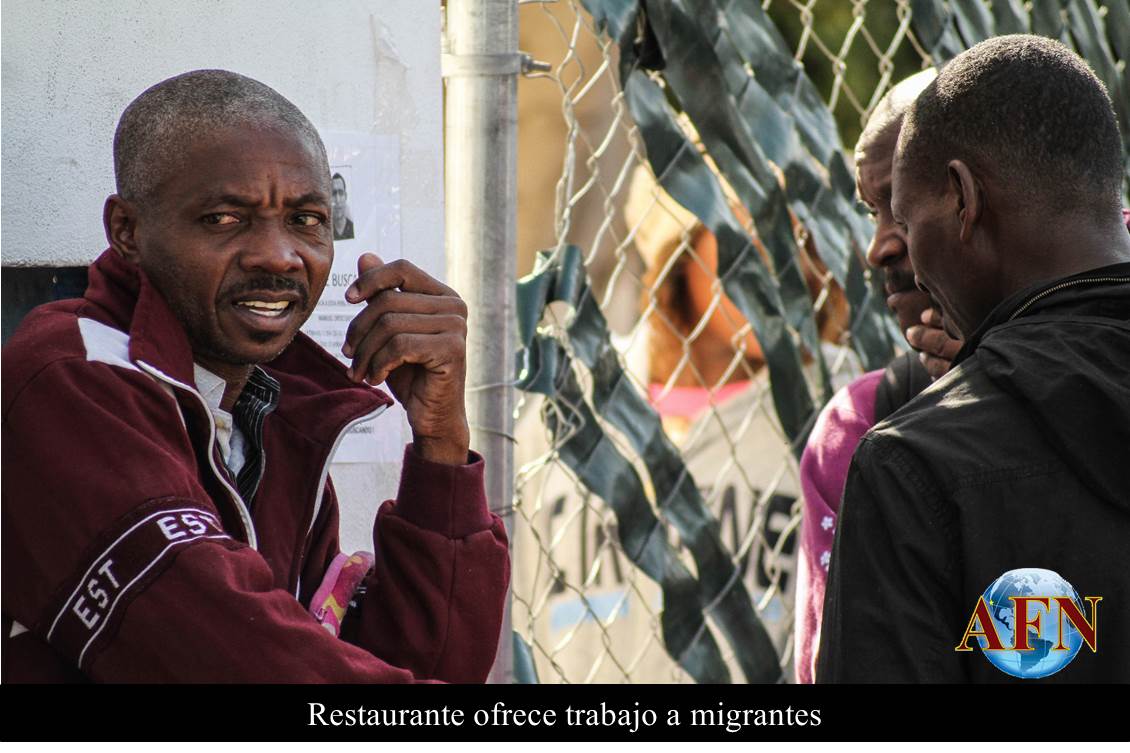 Restaurante ofrece trabajo a migrantes