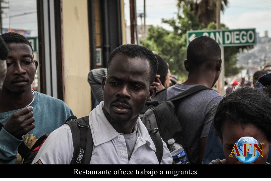 Restaurante ofrece trabajo a migrantes