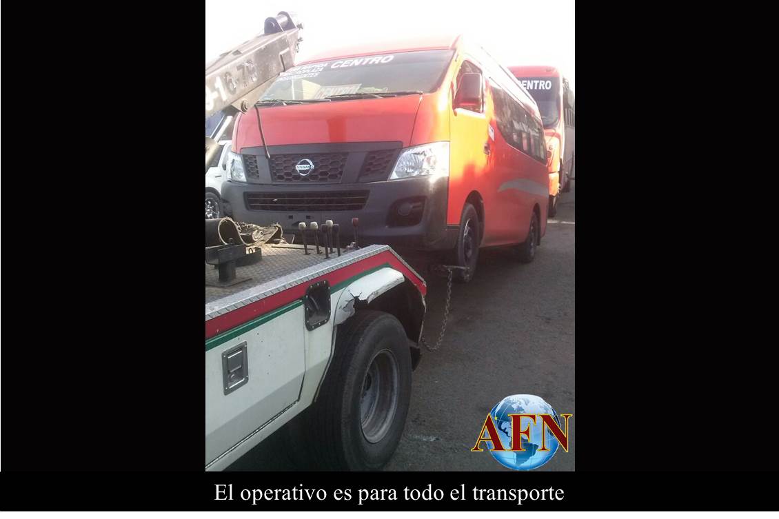 El operativo es para todo el transporte