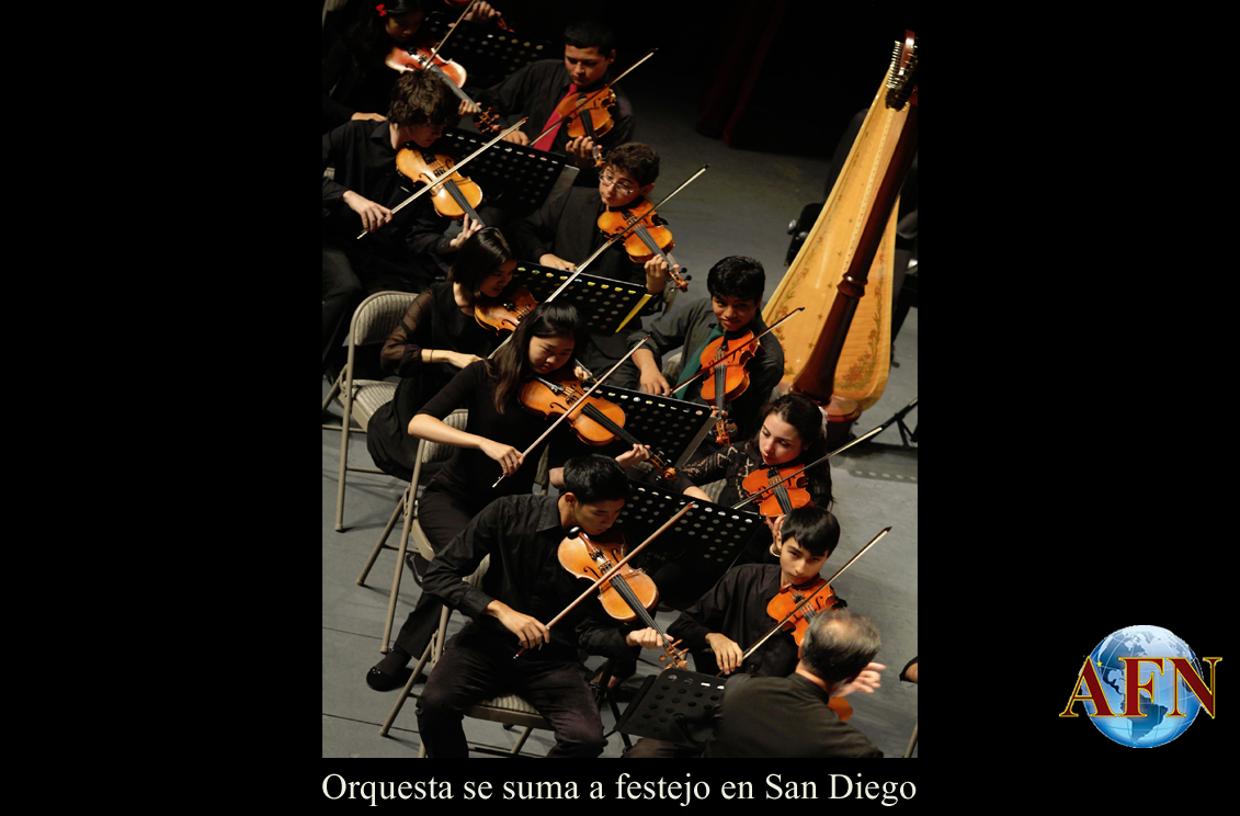 Orquesta se suma a festejo en San Diego