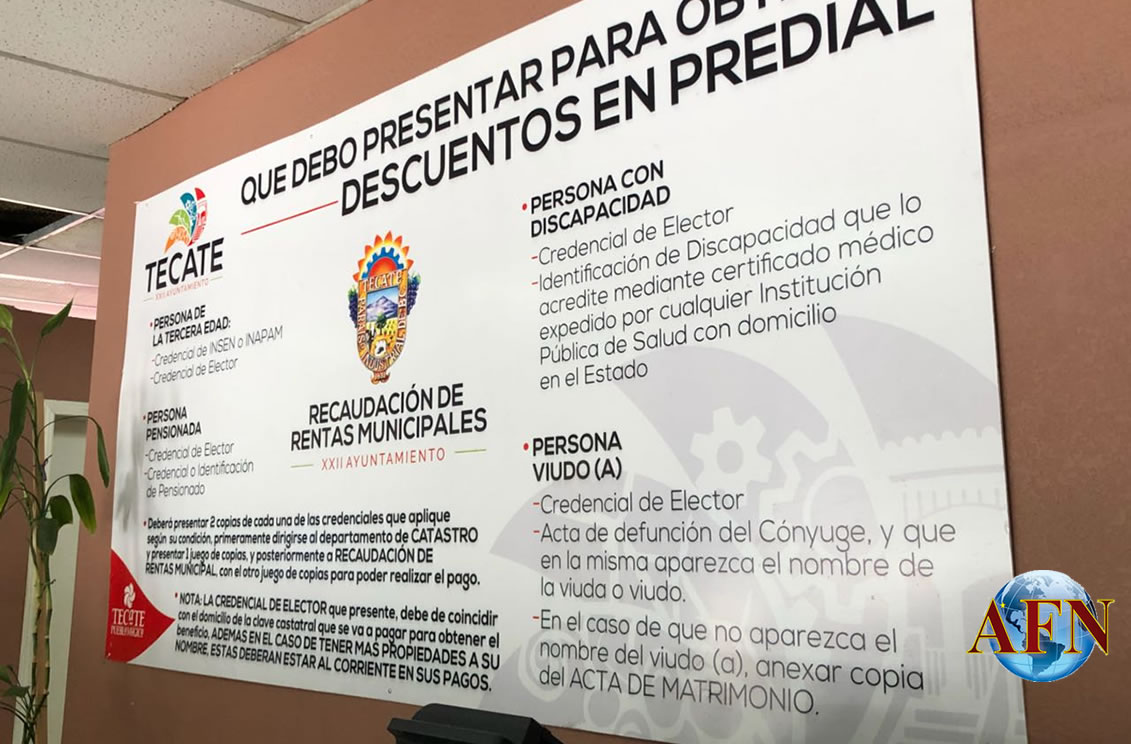 Siguen recibiendo pagos de predial