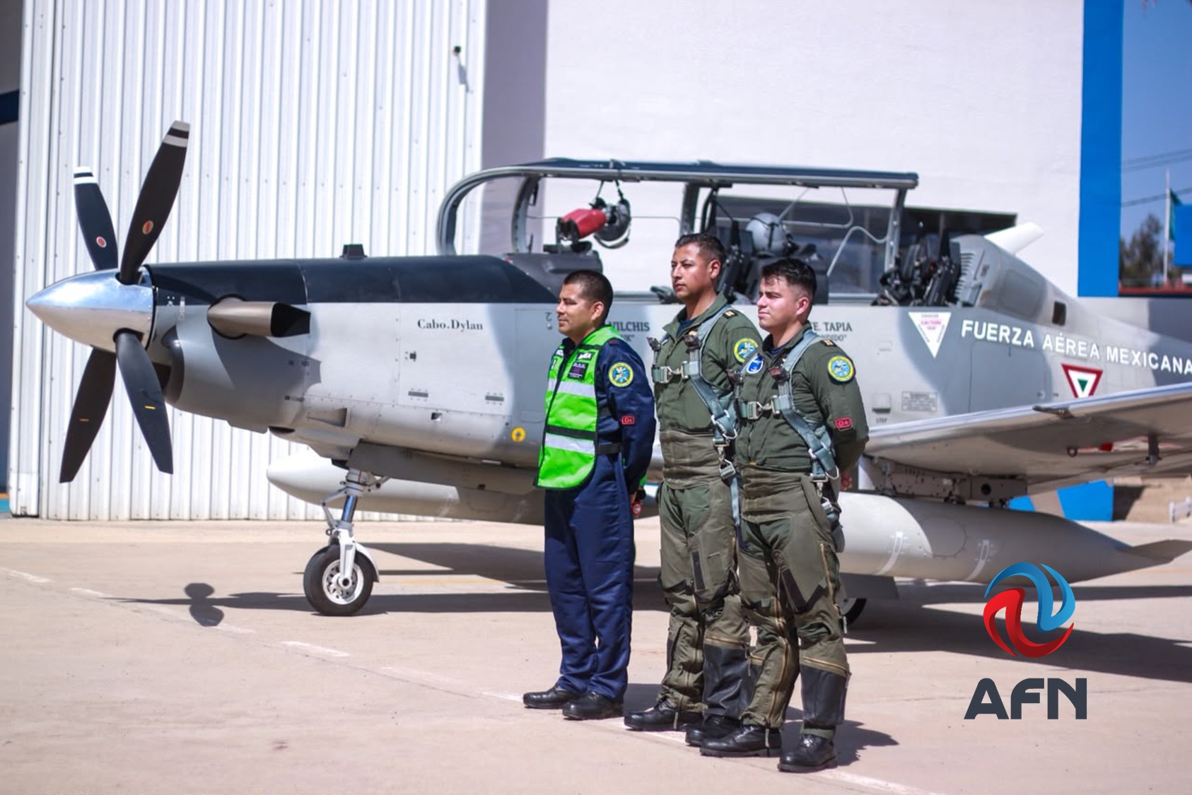 Autoridades de México y EU participan en ejercicio aéreo 