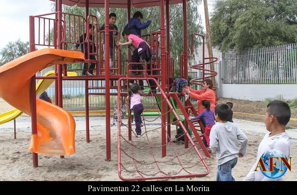 Pavimentan 22 calles en La Morita