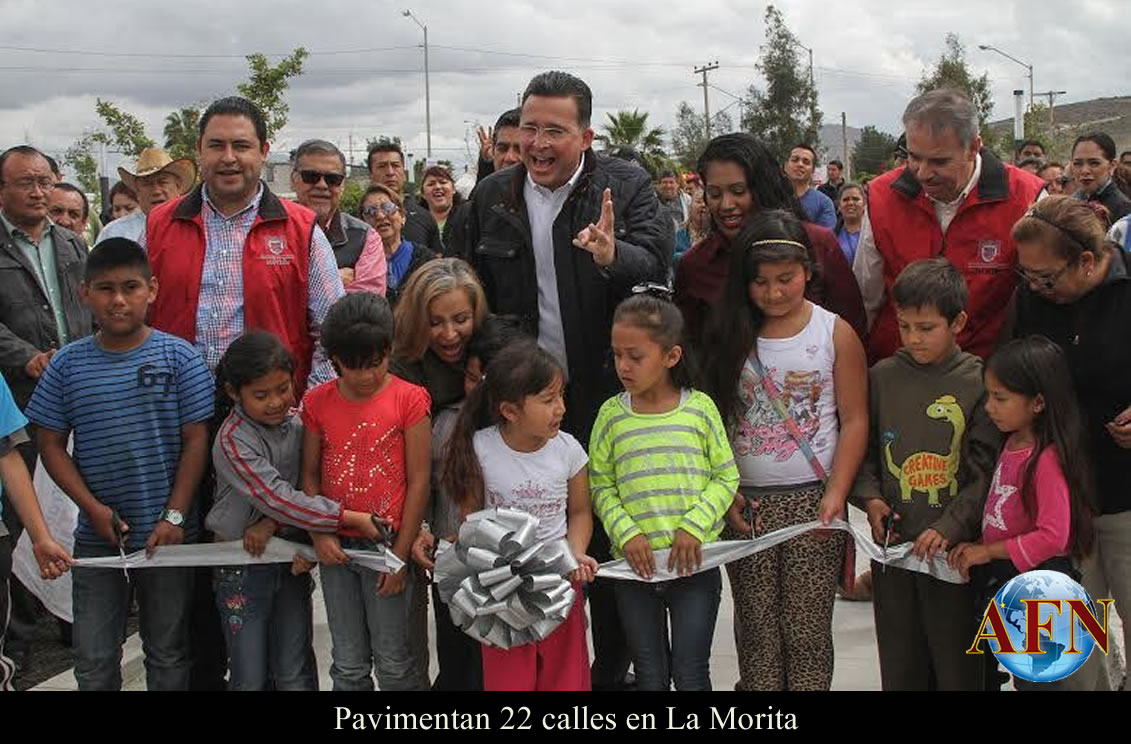 Pavimentan 22 calles en La Morita