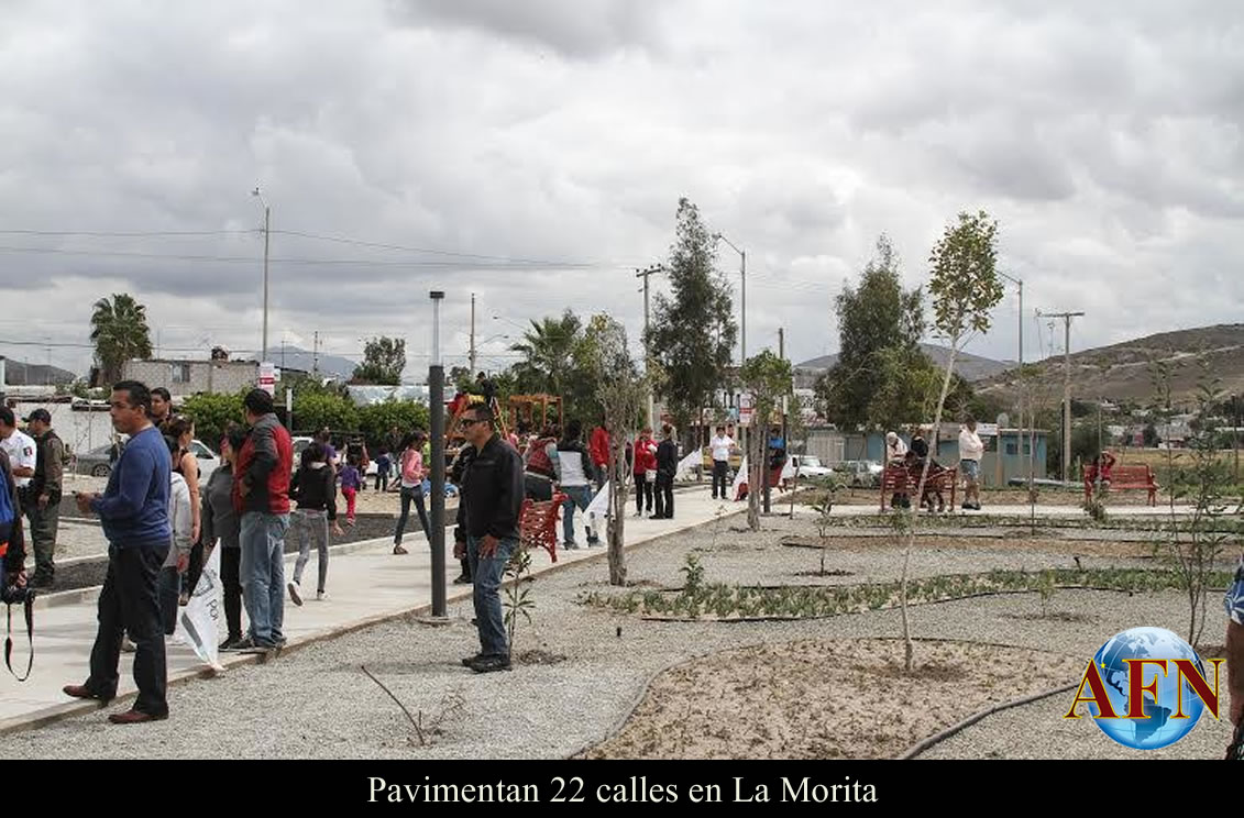 Pavimentan 22 calles en La Morita