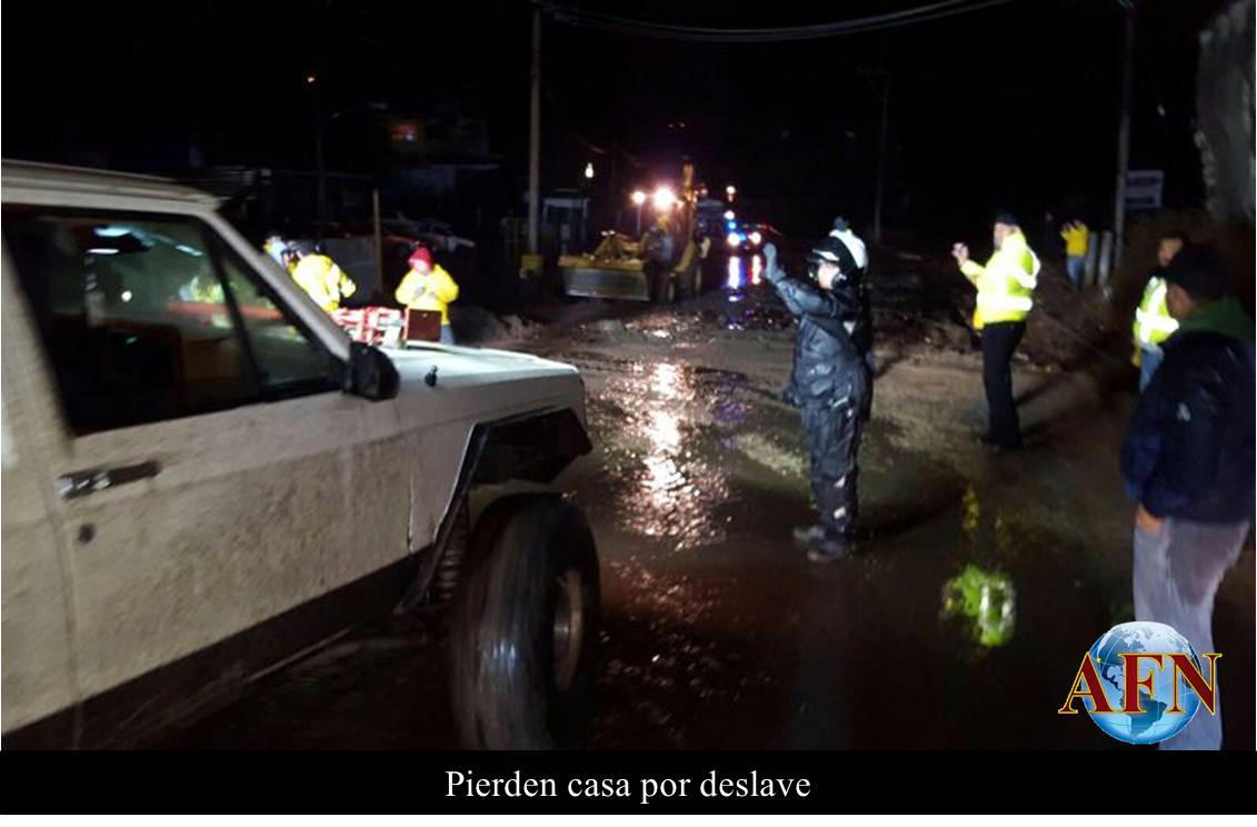 Pierden casa por deslave