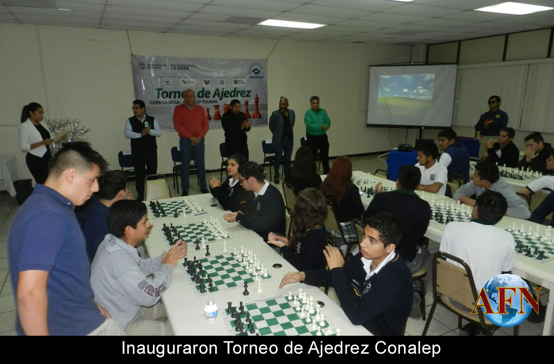 Inauguraron Torneo de Ajedrez Conalep 