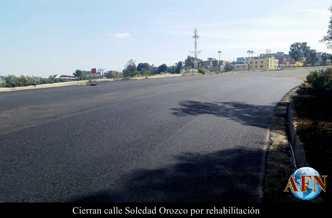 Cierran calle Soledad Orozco por rehabilitación