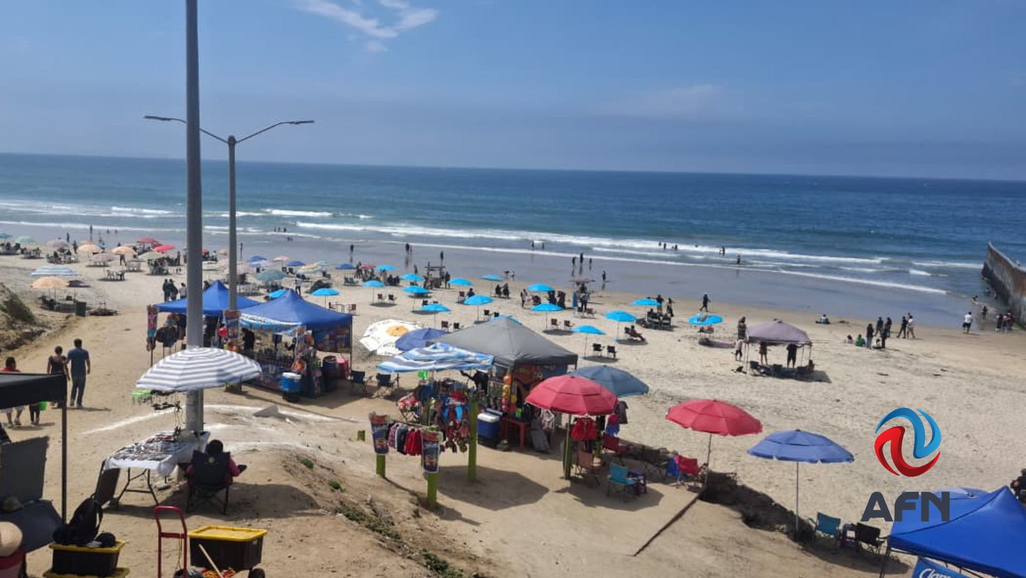 Registra Playas de Tijuana mayor afluencia de visitantes 