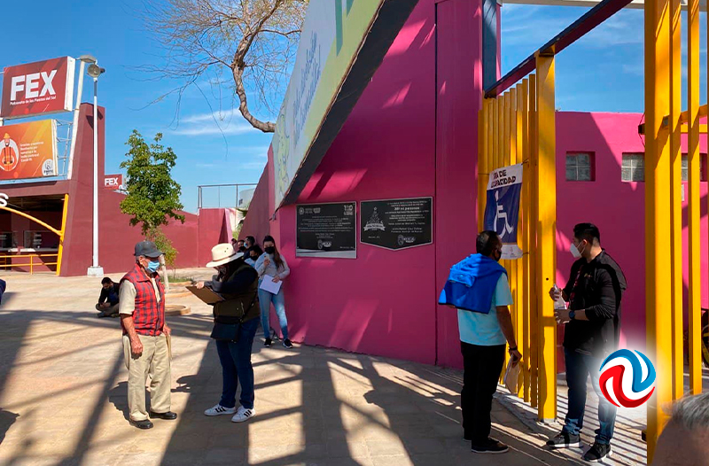 Acudieron menos personas a vacunarse en Mexicali 