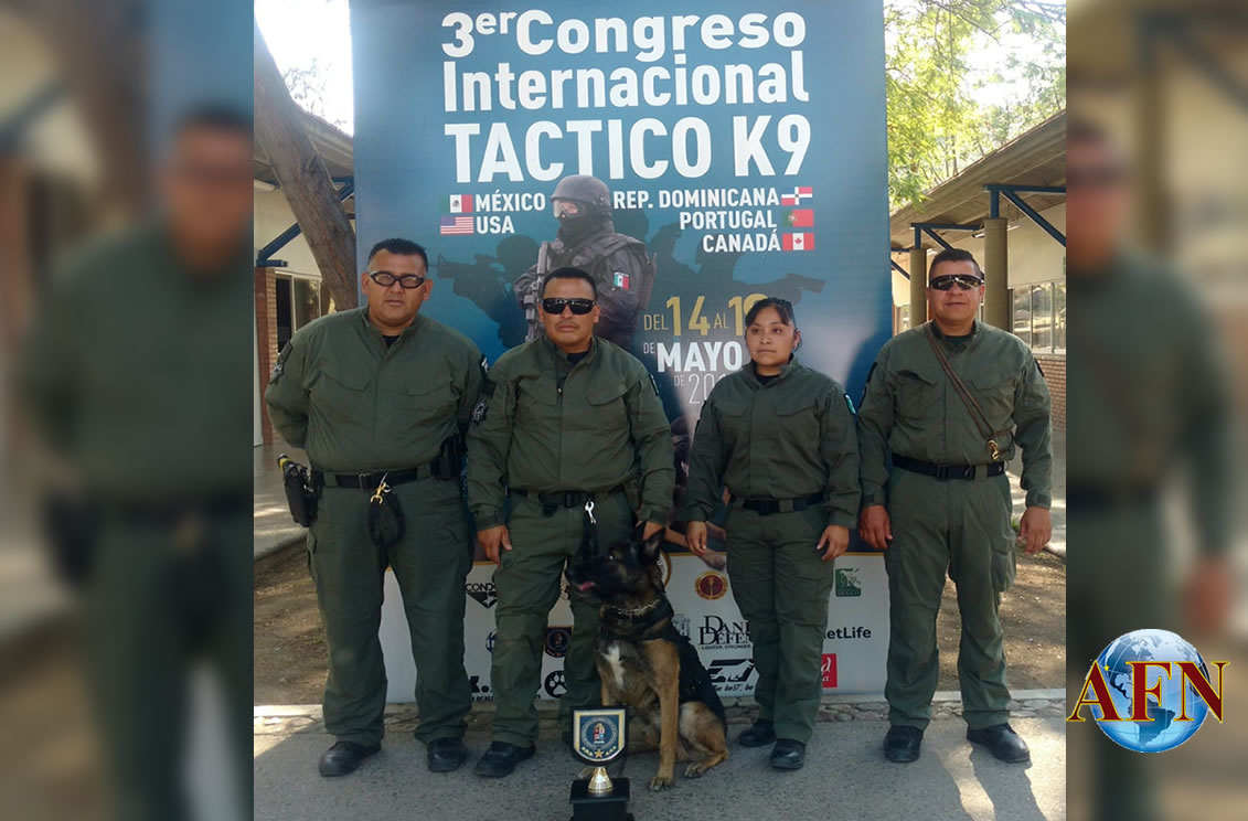 K-9 obtiene presea en Guanajuato