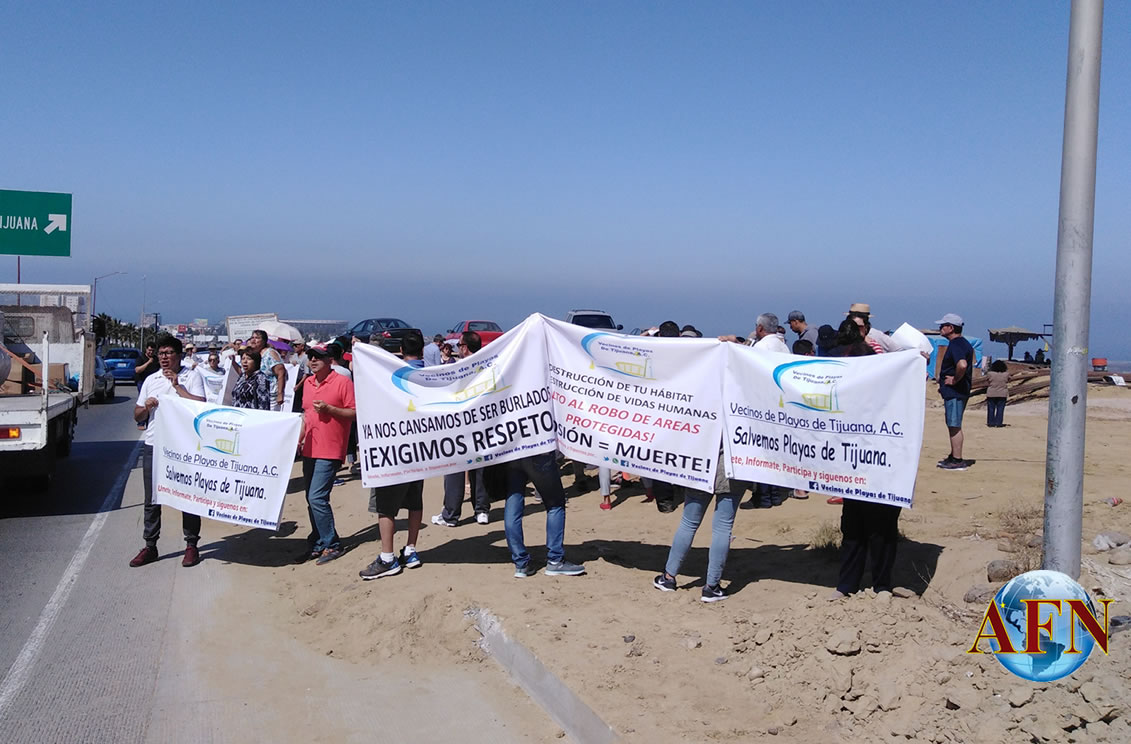 Protestan vecinos por construcción de fraccionamiento