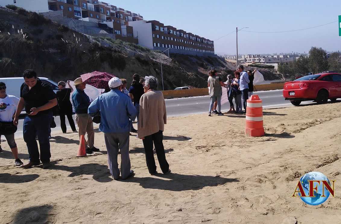 Protestan vecinos por construcción de fraccionamiento