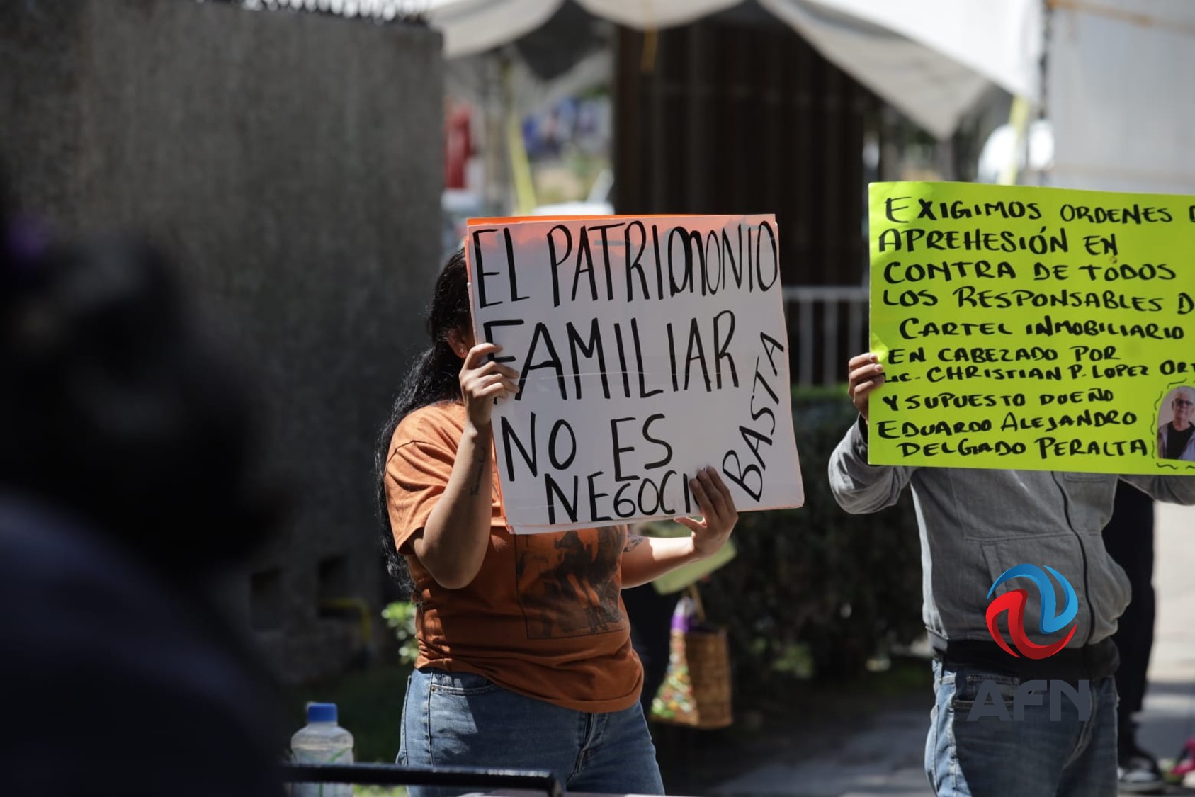 Protestan por la venta irregular de predios en Tijuana