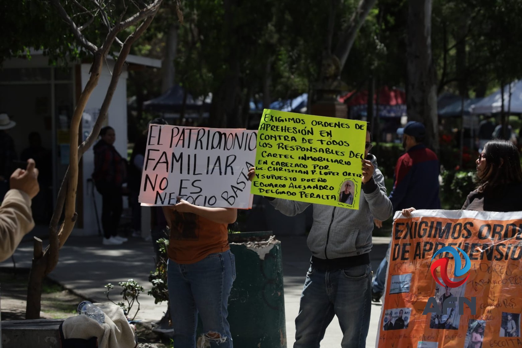 Protestan por la venta irregular de predios en Tijuana