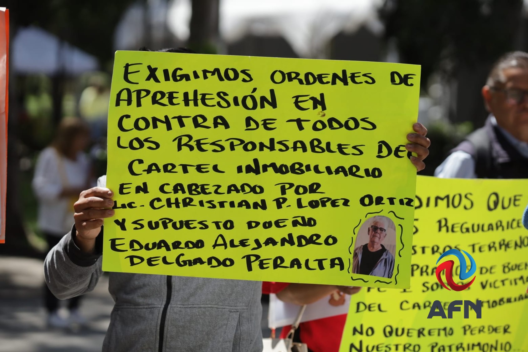 Protestan por la venta irregular de predios en Tijuana