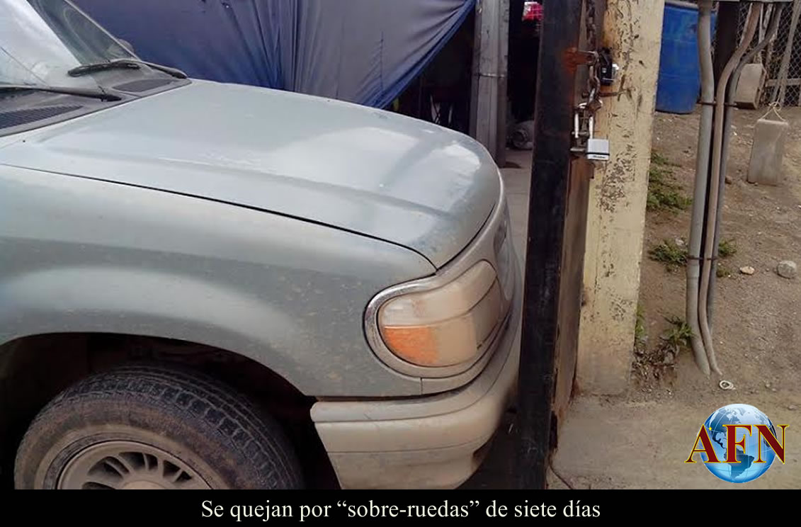 Se quejan por sobre-ruedas de siete días