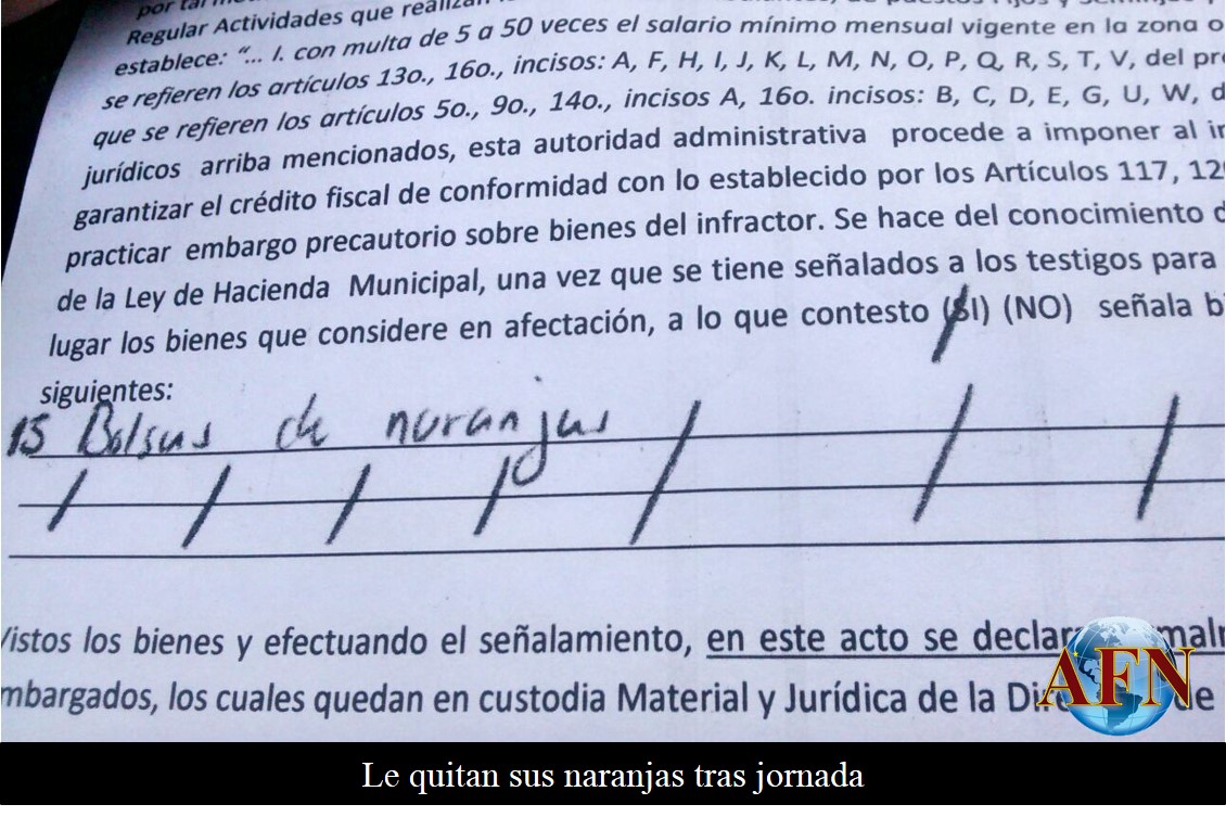 Le quitan sus naranjas tras jornada